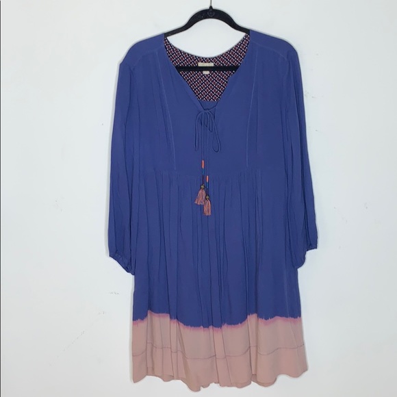 Anthropologie | Holding Horses Dip Dye Ombré Dress - Picture 5 of 14